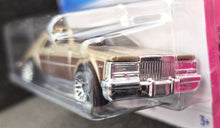 Load image into Gallery viewer, Hot Wheels 2023 &#39;82 Cadillac Seville Gold #75 HW: The &#39;80s 7/10 New Long Card
