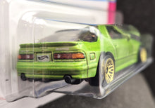 Load image into Gallery viewer, Hot Wheels 2023 &#39;89 Mazda Savanna RX-7 FC3S Lime Green #51 HW: The &#39;80s 4/10 New
