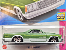 Load image into Gallery viewer, Hot Wheels 2023 &#39;80 El Camino Green #26 HW: The &#39;80s 3/10 New Long Card
