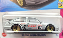 Load image into Gallery viewer, Hot Wheels Hot Wheels 2023 &#39;87 Ford Sierra Cosworth Silver #2 HW: The 80s 1/10 New Long Card
