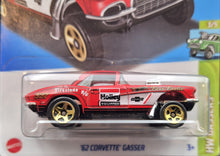 Load image into Gallery viewer, Hot Wheels 2023 &#39;62 Corvette Gasser Red #174 HW Gassers 3/5 New Long Card
