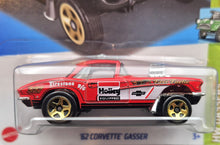 Load image into Gallery viewer, Hot Wheels 2023 &#39;62 Corvette Gasser Red #174 HW Gassers 3/5 New Long Card
