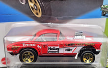 Load image into Gallery viewer, Hot Wheels 2023 &#39;62 Corvette Gasser Red #174 HW Gassers 3/5 New Long Card
