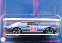 Load image into Gallery viewer, Hot Wheels 2022 Nissan Skyline 2000 GT-R Dark Blue 2/6 Blue and Pink Series New Long Card
