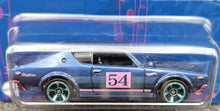 Load image into Gallery viewer, Hot Wheels 2022 Nissan Skyline 2000 GT-R Dark Blue 2/6 Blue and Pink Series New Long Card
