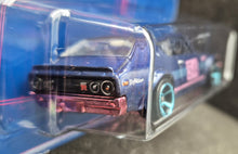 Load image into Gallery viewer, Hot Wheels 2022 Nissan Skyline 2000 GT-R Dark Blue 2/6 Blue and Pink Series New Long Card
