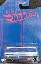 Load image into Gallery viewer, Hot Wheels 2022 Custom &#39;53 Chevy Dark Blue 5/6 Blue and Pink Series New Long Card
