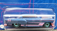 Load image into Gallery viewer, Hot Wheels 2022 Custom &#39;53 Chevy Dark Blue 5/6 Blue and Pink Series New Long Card
