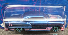 Load image into Gallery viewer, Hot Wheels 2022 Custom &#39;53 Chevy Dark Blue 5/6 Blue and Pink Series New Long Card
