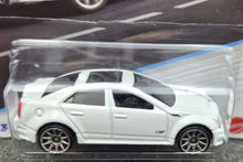 Load image into Gallery viewer, Hot Wheels 2022 Cadillac CTS-V White Luxury Sedans 5/5 New Long Card
