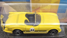 Load image into Gallery viewer, Hot Wheels 2023 &#39;55 Corvette Yellow Corvette 70 Series 1/8 New Long Card
