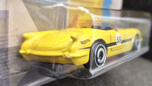 Load image into Gallery viewer, Hot Wheels 2023 &#39;55 Corvette Yellow Corvette 70 Series 1/8 New Long Card
