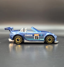 Load image into Gallery viewer, Hot Wheels 2019 &#39;15 Mazda MX-5 Miata Dark Blue Nightburnerz 5 Pack Loose
