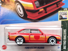 Load image into Gallery viewer, Hot Wheels 2023 Ford Escort RS2000 Red #4 Retro Racers 1/10 New Long Card
