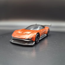 Load image into Gallery viewer, Hot Wheels 2022 Aston Martin Vulcan Orange Motor Show 5 Pack Exclusive
