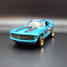 Load image into Gallery viewer, Hot Wheels 2023 &#39;70 Ford Mustang Mach 1 Teal HW Circle Track 5 Pack Exclusive
