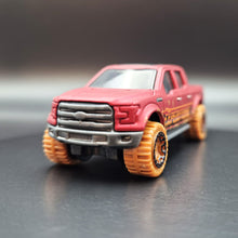 Load image into Gallery viewer, Hot Wheels 2023 &#39;15 Ford F-150 Matte Red HW Remote Adventures 5 Pack Exclusive

