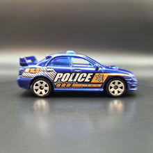 Load image into Gallery viewer, Matchbox 2022 2007 Subaru Impreza WRX Police Blue MBX Japan Tourers 5 Pack Exclusive
