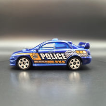 Load image into Gallery viewer, Matchbox 2022 2007 Subaru Impreza WRX Police Blue MBX Japan Tourers 5 Pack Exclusive
