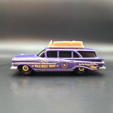 Load image into Gallery viewer, Matchbox 2021 &#39;59 Chevy Wagon Purple MBX Wagons 5 Pack Exclusive
