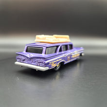 Load image into Gallery viewer, Matchbox 2021 &#39;59 Chevy Wagon Purple MBX Wagons 5 Pack Exclusive
