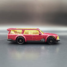 Load image into Gallery viewer, Hot Wheels 2022 Volvo 240 Drift Car Burgundy #232 HW Drift 4/5
