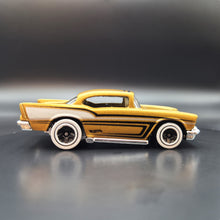 Load image into Gallery viewer, Hot Wheels 2022 &#39;57 Chevy Gold #44 Chevy Bel Air 3/5
