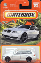 Load image into Gallery viewer, Matchbox 2023 2012 BMW 3 Series Touring Pearl White #6 MBX Highway New Long Card
