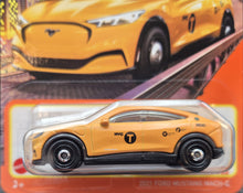 Load image into Gallery viewer, Matchbox 2023 2021 Ford Mustang Mach-E Yellow #22 MBX Metro New Long Card
