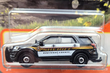Load image into Gallery viewer, Matchbox 2023 2016 Ford Interceptor Utility Black MBX Highway #24/100 New Card
