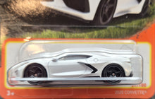 Load image into Gallery viewer, Matchbox 2023 2020 Corvette C8 White MBX Highway #31/100 New Long Card
