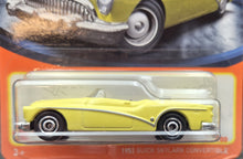 Load image into Gallery viewer, Matchbox 2023 1953 Buick Skylark Convertible Yellow #32 MBX Showroom New Long Card
