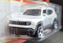 Load image into Gallery viewer, Matchbox 2023 &#39;19 Jeep Renegade Pearl White #40 MBX Off-Road New Long Card
