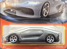 Load image into Gallery viewer, Matchbox 2023 2021 Koenigsegg Gemera Grey #45 MBX Showroom New Long Card
