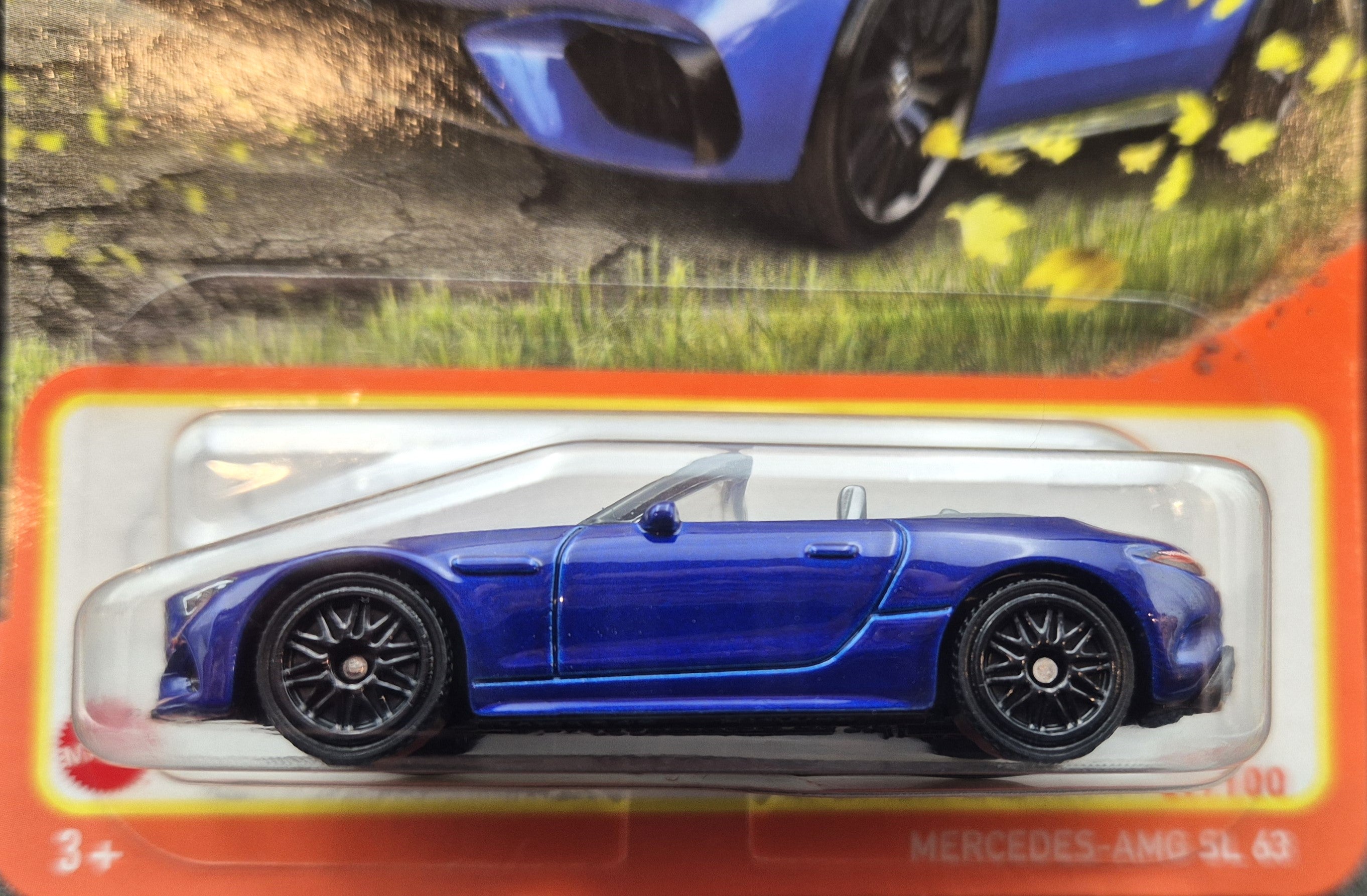 Matchbox 2023 #67 MBX Highway Mercedes-AMG SL 63 - Modello In Blu Scuro, Scala 1:64, Diecast