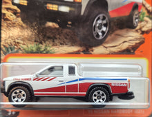 Load image into Gallery viewer, Matchbox 2023 &#39;95 Nissan Hardbody (D21) White #72 MBX Off-Road New Long Card
