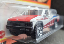 Load image into Gallery viewer, Matchbox 2023 &#39;95 Nissan Hardbody (D21) White #72 MBX Off-Road New Long Card
