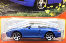 Load image into Gallery viewer, Matchbox 2023 Porsche 911 Carrera Cabriolet Blue MBX Highway #79 New Long Card
