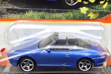 Load image into Gallery viewer, Matchbox 2023 Porsche 911 Carrera Cabriolet Blue MBX Highway #79 New Long Card
