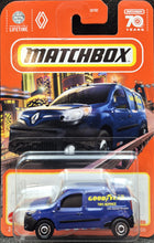 Load image into Gallery viewer, Matchbox 2023 Renault Kangoo Dark Blue MBX Metro #83/100 New Long Card
