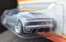 Load image into Gallery viewer, Matchbox 2023 Tesla Roadster Silver #91 MBX Highway New Long Card
