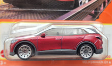 Load image into Gallery viewer, Matchbox 2023 Volkswagen EV 4 Maroon Red #96 MBX Metro New Long Card
