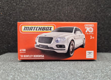 Load image into Gallery viewer, Matchbox 2023 &#39;18 Bentley Bentayga Pearl White MBX Metro #4 New Sealed Box
