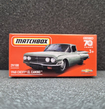 Load image into Gallery viewer, Matchbox 2023 1960 Chevy El Camino Light Green MBX Highway #29/100 New Sealed Box
