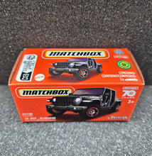Load image into Gallery viewer, Matchbox 2023 &#39;20 Jeep Gladiator Black MBX Off-Road #41 New Sealed Box
