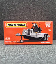 Load image into Gallery viewer, Matchbox 2023 MBX Cycle Trailer White #63 MBX Off-Road New Sealed Box
