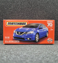 Load image into Gallery viewer, Matchbox 2023 2016 Nissan Sentra Blue MBX Metro #70/100 New Sealed Box
