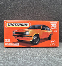 Load image into Gallery viewer, Matchbox 2023 1975 Opel Kadett Orange #73 MBX Highway New Sealed Box
