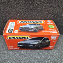 Load image into Gallery viewer, Matchbox 2023 Tesla Model X Grey #90/100 MBX Metro New Sealed Box
