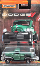 Load image into Gallery viewer, Matchbox 2022 1940 Dodge Pickup Forest Green Dodge Series 3/12 New Long Card
